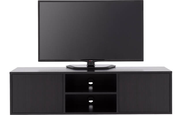 Goossens basic tv meubel madrid zwart melamine - 8230285-11