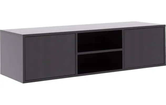 Goossens basic tv meubel madrid zwart melamine - 8230285-12