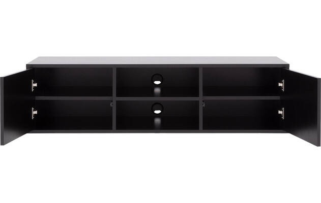 Goossens basic tv meubel madrid zwart melamine - 8230285-15