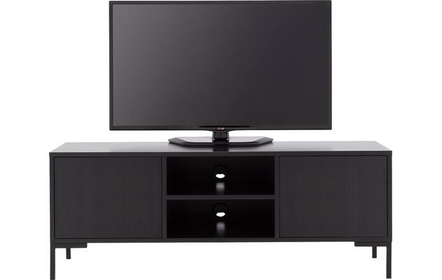 Goossens basic tv meubel madrid zwart melamine - 8230285-17