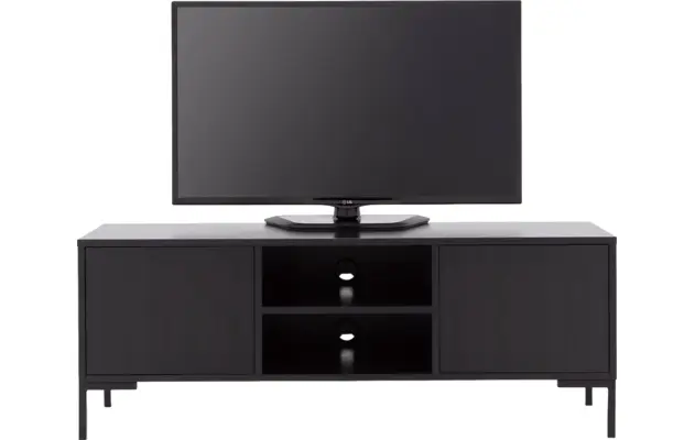 Goossens basic tv meubel madrid zwart melamine - 8230285-17
