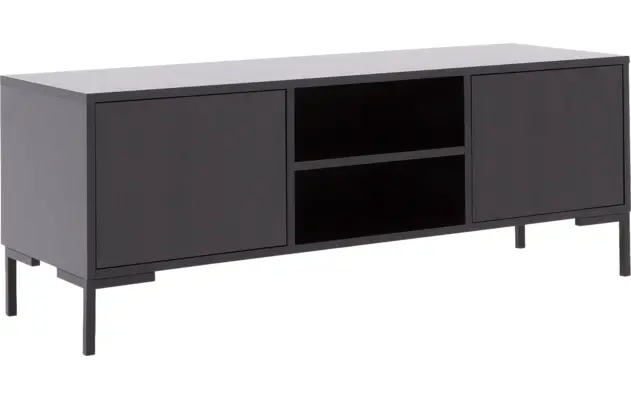 Goossens basic tv meubel madrid zwart melamine - 8230285-18
