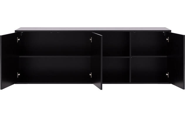 Goossens basic dressoir madrid zwart melamine - 8230286-10