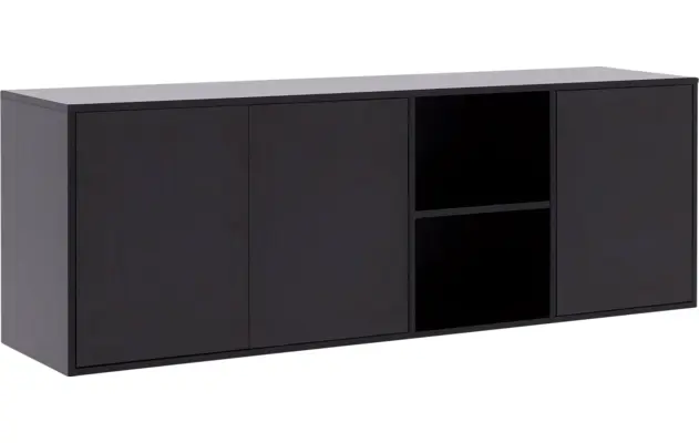 Goossens basic dressoir madrid zwart melamine - 8230286-11