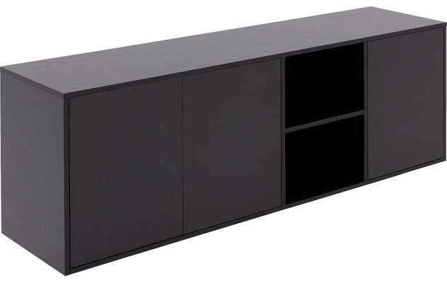 Goossens basic dressoir madrid zwart melamine - 8230286-13