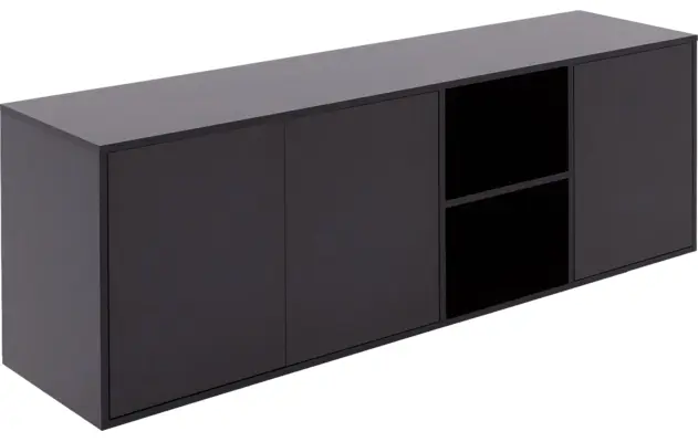 Goossens basic dressoir madrid zwart melamine - 8230286-13