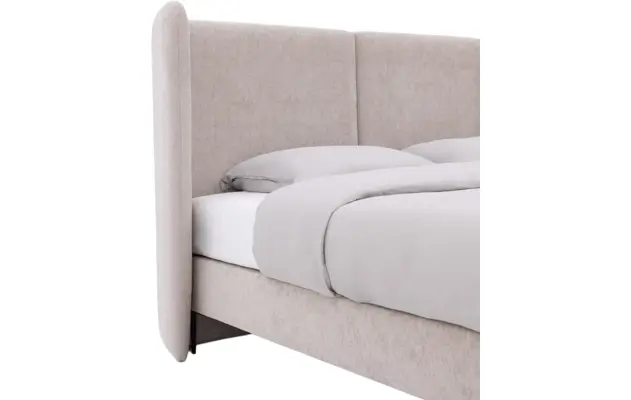 Goossens boxspring ease classic incl matras grijs stof - 8230294-04