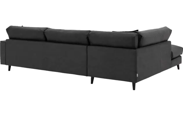 Goossens hoekbank jonas grijs micro leer - 8230453-04