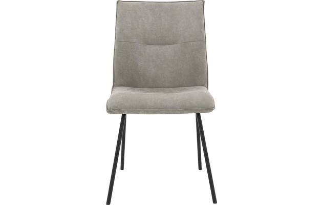 Goossens eetkamerstoel milan grijs micro leer - 8230497-02