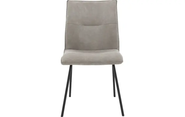 Goossens eetkamerstoel milan grijs micro leer - 8230497-02