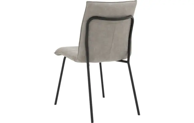 Goossens eetkamerstoel milan grijs micro leer - 8230497-03
