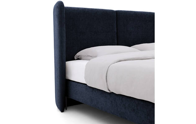 Goossens boxspring ease classic incl matras blauw stof - 8230498-04