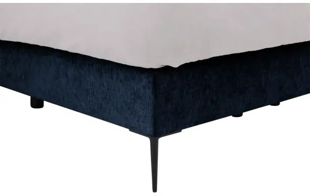 Goossens boxspring ease classic incl matras blauw stof - 8230498-05