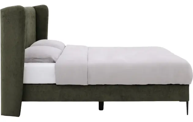 Goossens boxspring ease classic incl matras groen stof - 8230499-03