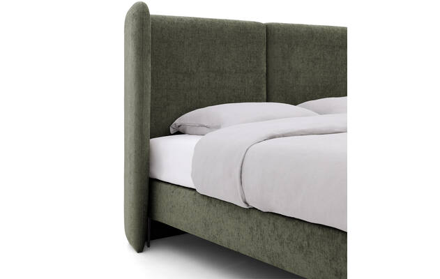 Goossens boxspring ease classic incl matras groen stof - 8230499-04