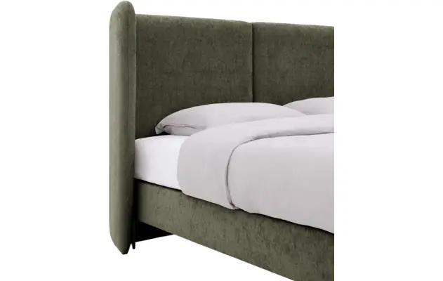 Goossens boxspring ease classic incl matras groen stof - 8230499-04