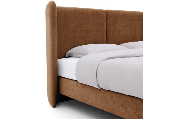 Goossens boxspring ease classic incl matras bruin stof - 8230501-04