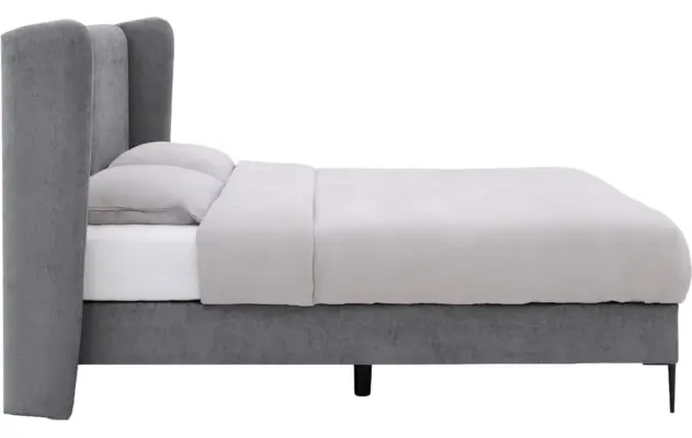 Goossens boxspring ease classic incl matras grijs stof - 8230502-03