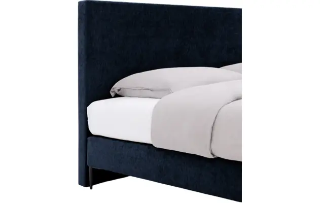 Goossens boxspring ease one incl matras blauw stof - 8230503-04