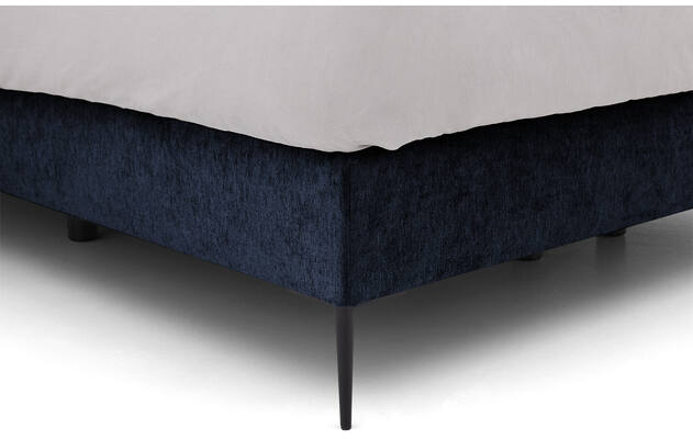 Goossens boxspring ease one incl matras blauw stof - 8230503-05