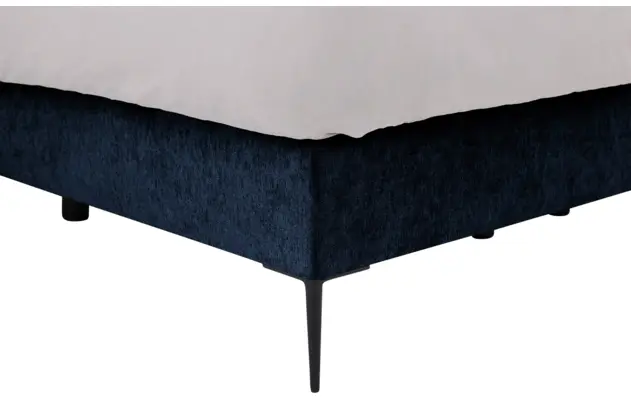 Goossens boxspring ease one incl matras blauw stof - 8230503-05