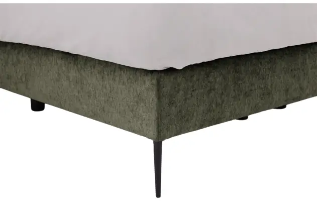 Goossens boxspring ease one incl matras groen stof - 8230504-05