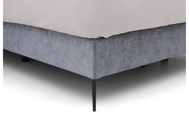 Goossens boxspring ease one incl matras grijs stof - 8230505-05