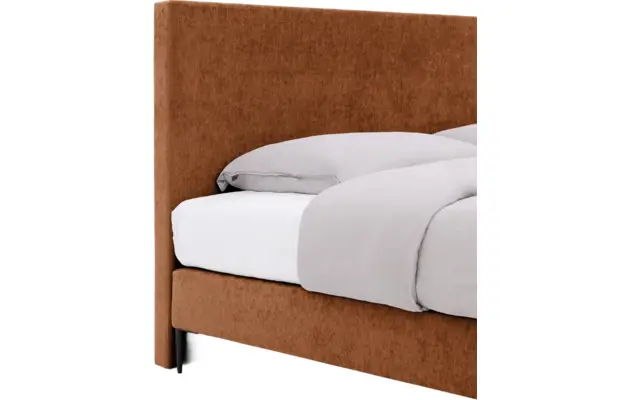 Goossens boxspring ease one incl matras bruin stof - 8230506-04