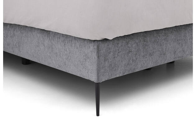 Goossens boxspring ease one incl matras grijs stof - 8230507-05