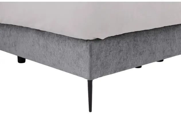 Goossens boxspring ease one incl matras grijs stof - 8230507-05