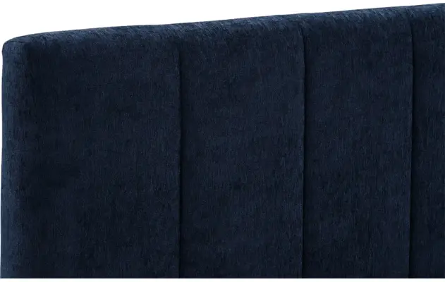 Goossens boxspring ease solid incl matras blauw stof - 8230508-07