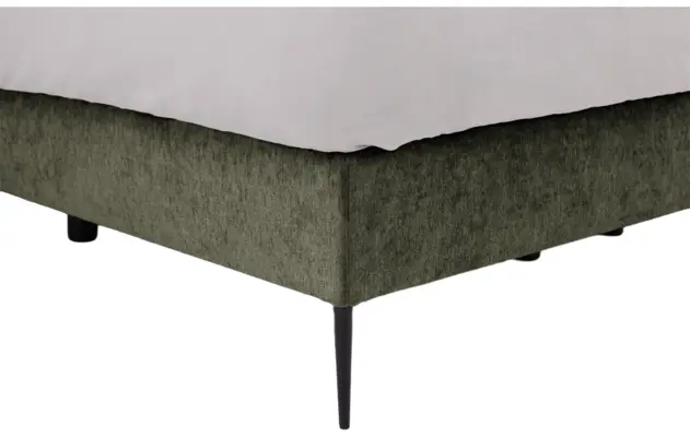 Goossens boxspring ease solid incl matras groen stof - 8230509-05