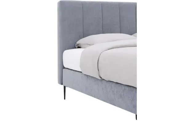 Goossens boxspring ease solid incl matras grijs stof - 8230510-04