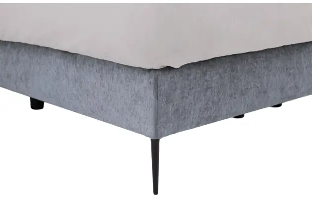 Goossens boxspring ease solid incl matras grijs stof - 8230510-05