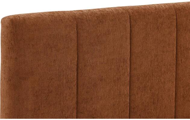Goossens boxspring ease solid incl matras bruin stof - 8230511-07