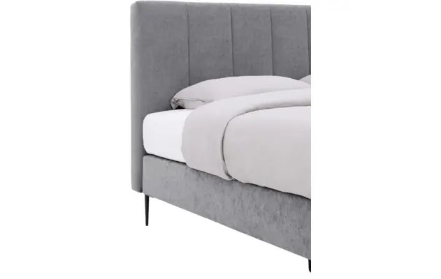 Goossens boxspring ease solid incl matras grijs stof - 8230512-04
