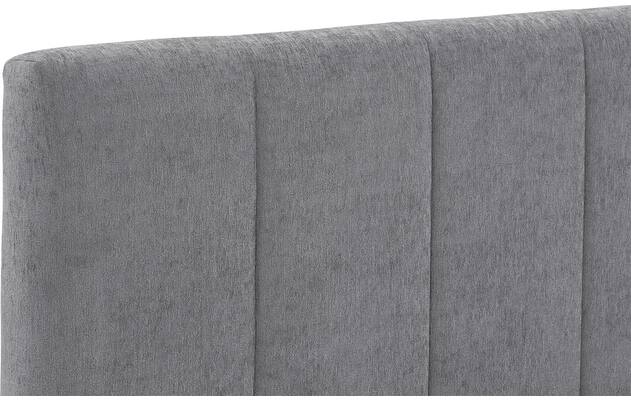 Goossens boxspring ease solid incl matras grijs stof - 8230512-07