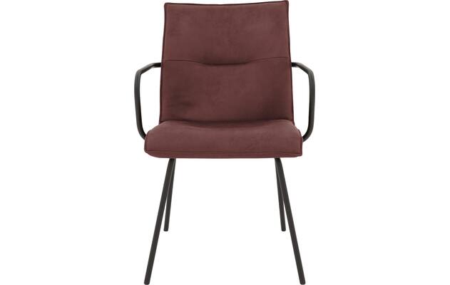 Goossens eetkamerstoel milan rood micro leer - 8231011-03