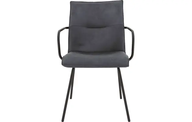 Goossens eetkamerstoel milan blauw micro leer - 8231012-03