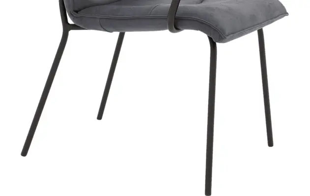 Goossens eetkamerstoel milan blauw micro leer - 8231012-05