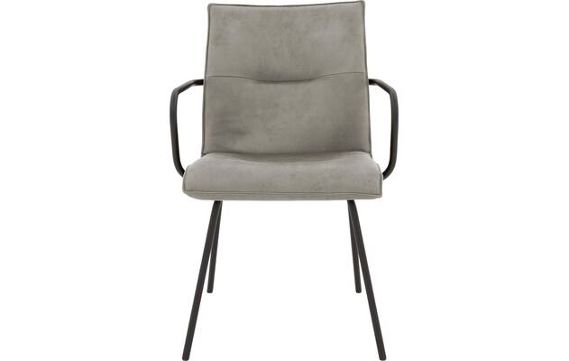 Goossens eetkamerstoel milan grijs micro leer - 8231014-03