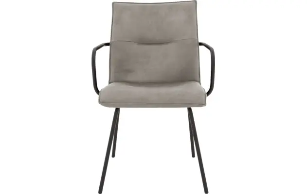 Goossens eetkamerstoel milan grijs micro leer - 8231014-03