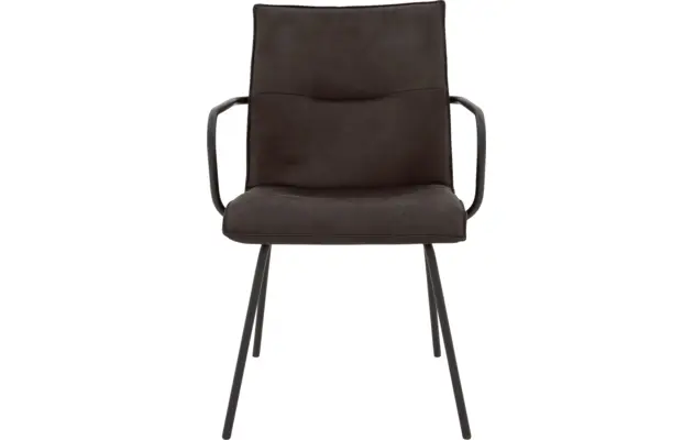 Goossens eetkamerstoel milan bruin micro leer - 8231017-03