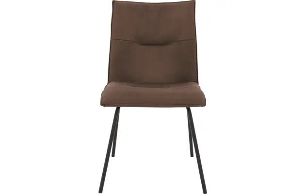 Goossens eetkamerstoel milan bruin micro leer - 8231020-03