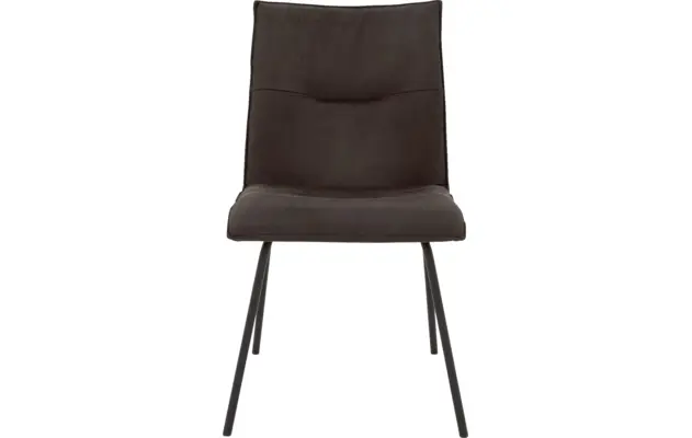 Goossens eetkamerstoel milan bruin micro leer - 8231021-03
