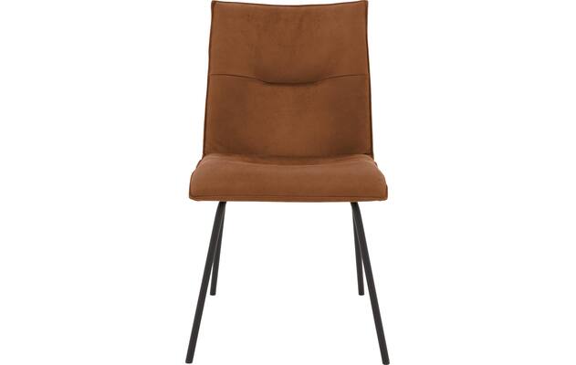 Goossens eetkamerstoel milan bruin micro leer - 8231022-03