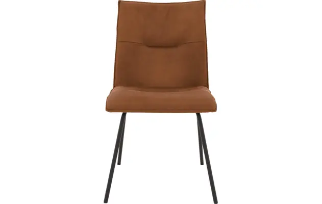 Goossens eetkamerstoel milan bruin micro leer - 8231022-03