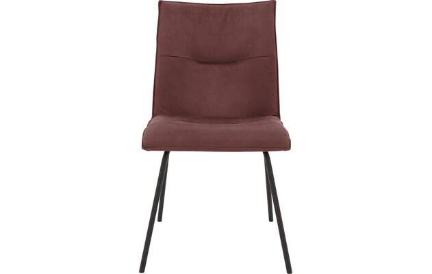 Goossens eetkamerstoel milan rood micro leer - 8231024-03