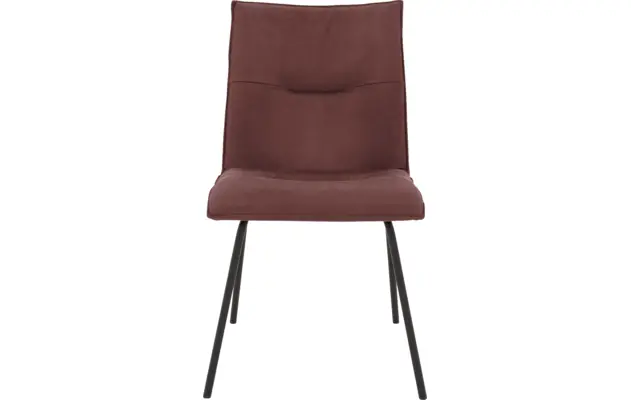 Goossens eetkamerstoel milan rood micro leer - 8231024-03