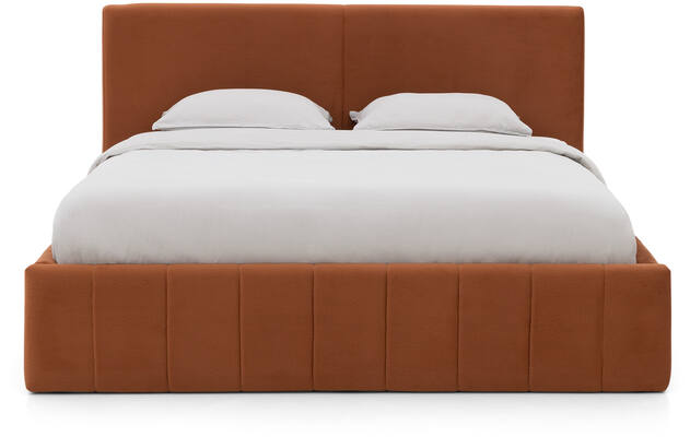 Goossens bedframe carte oranje stof - 8231026-02